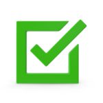 Checked Green Box Web Icon.I01.2k