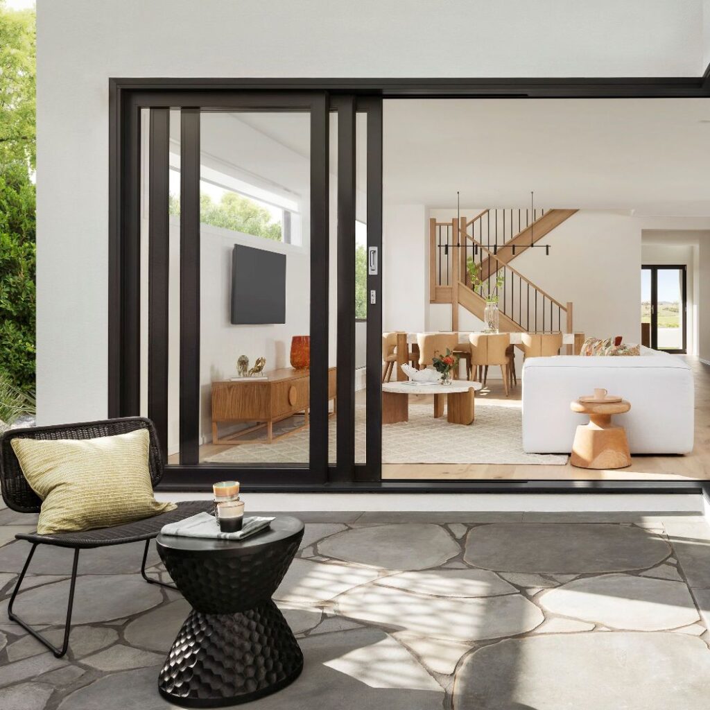 An abundance of natural light pouring into the living area